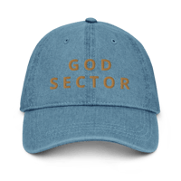 Image 2 of God Sector | Denim Dad Hat