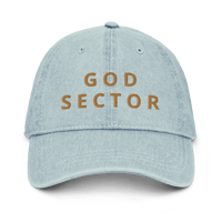 Image 5 of God Sector | Denim Dad Hat