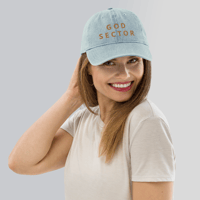 Image 3 of God Sector | Denim Dad Hat