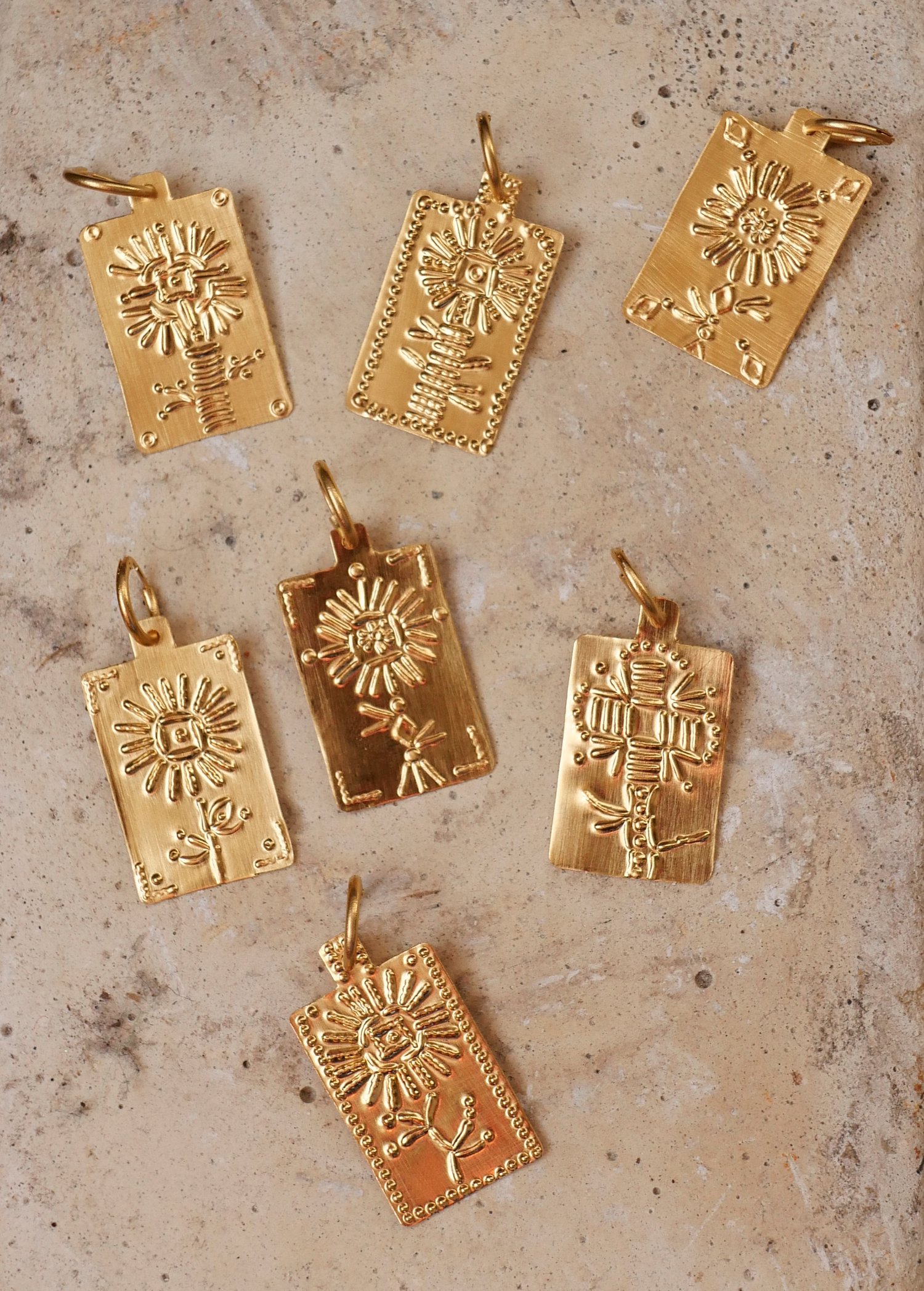 Image of Boucles d’oreille fleurs imaginaires
