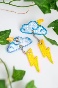 Boucles d'oreilles nuages