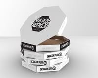 Packaging Mockup Octagon Pizza Box