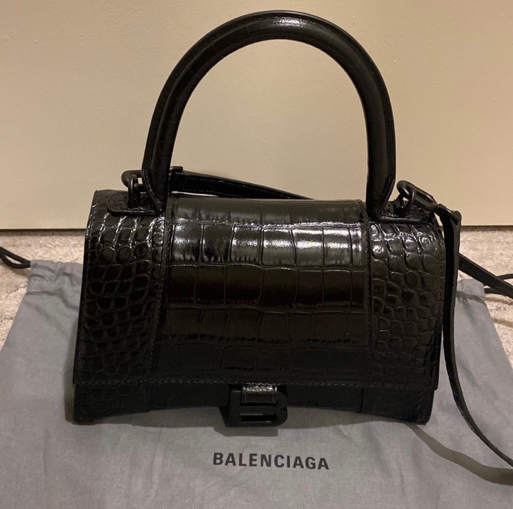 Image of Balenciaga Small Hourglass Bag 