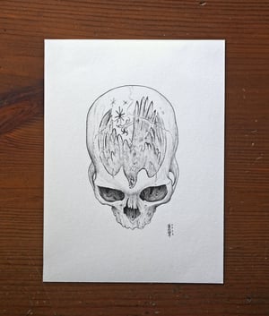 Painted Skull II · Original Art