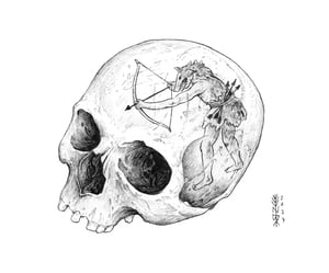 Painted Skull III · Original Art