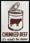 "Chunked Beef" edition of 20