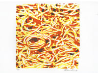Image 3 of Spaghetti Screenprint (14"x17")
