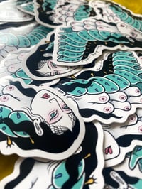 Image 5 of Madame Caterpillar 3" Bugs with Boobs Sticker