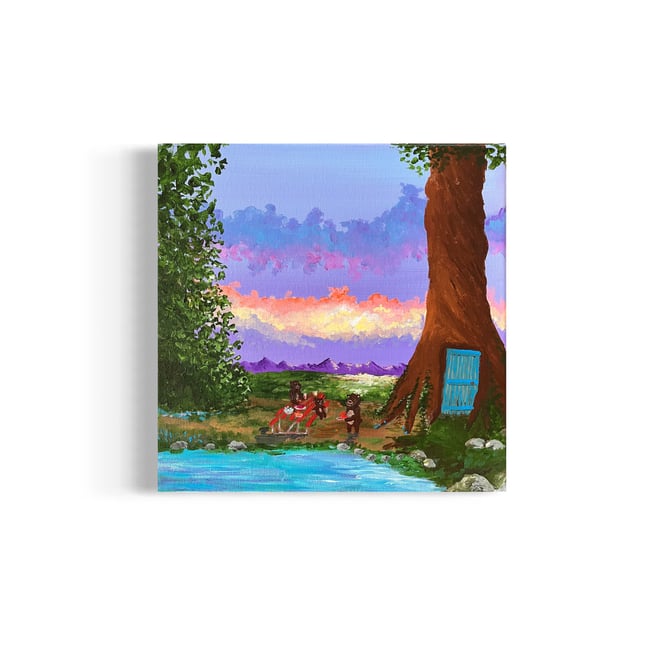 Bears Having Lunch | Original