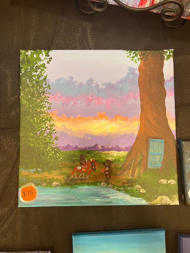 Bears Having Lunch | Original