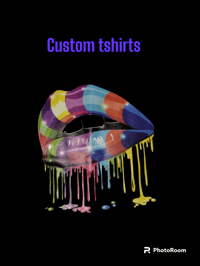 Image 1 of Custom designs women's t-shirts 