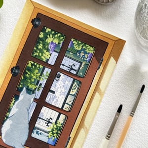 Image of Springtime View, fine art print (Windows to Other Worlds series)