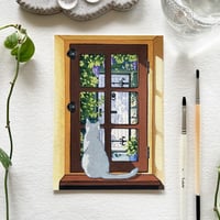 Image 1 of Springtime View, fine art print (Windows to Other Worlds series)