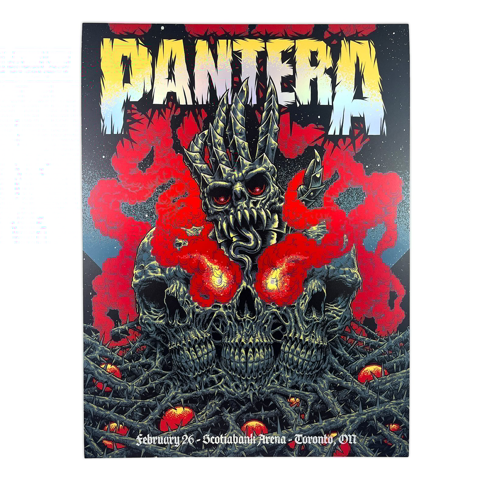 値下げ初盤美品PANTERA OFFICAL LIVE オリジナル二枚組レア希少 PANTERA LIVE - HOLOGRAPHIC POSTER PRINT | Matt Stikker — Original