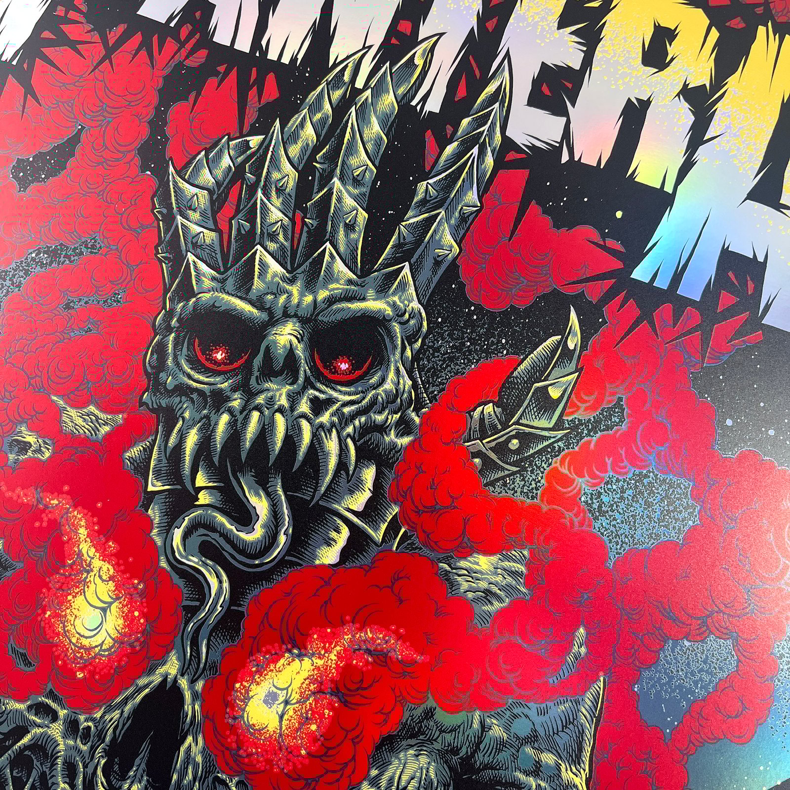 PANTERA LIVE - HOLOGRAPHIC POSTER PRINT | Matt Stikker — Original