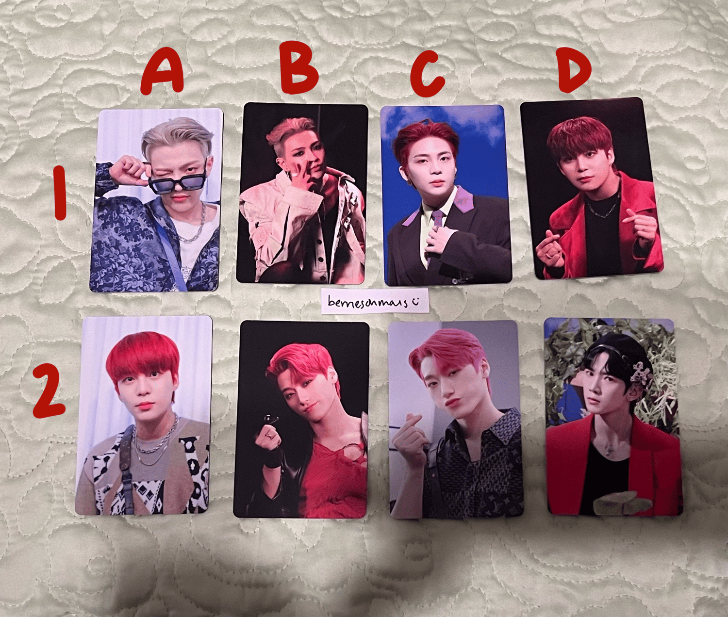 ateez photocards misc