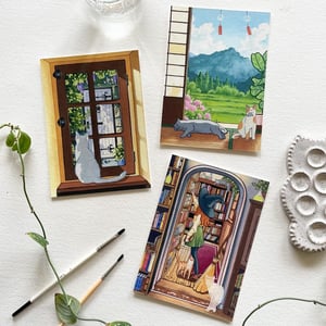 Image of Springtime View, fine art print (Windows to Other Worlds series)