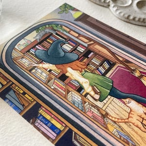 Image of Weekend Ritual - 5x7 version, fine art print (Windows to Other Worlds series)