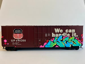 Image of Union Pacific 2 Ho scale freight car 