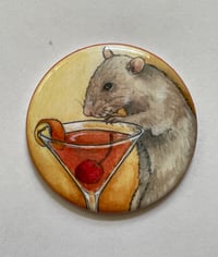 Image 1 of Cocktail Rat Magnet