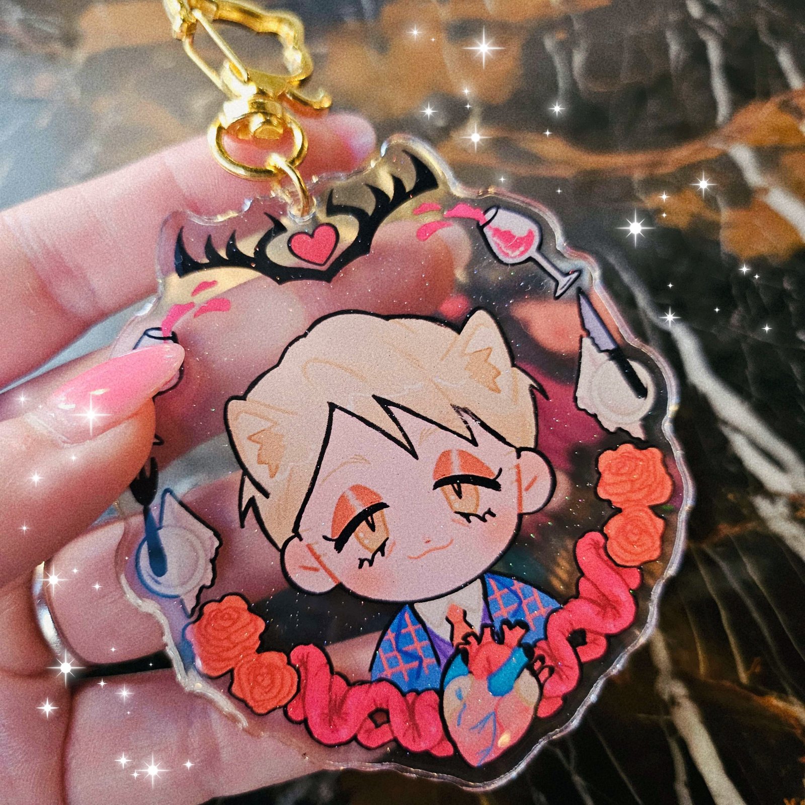 Hannibal x Will Graham Glitter Acrylic Charm 8cm | Princepúca