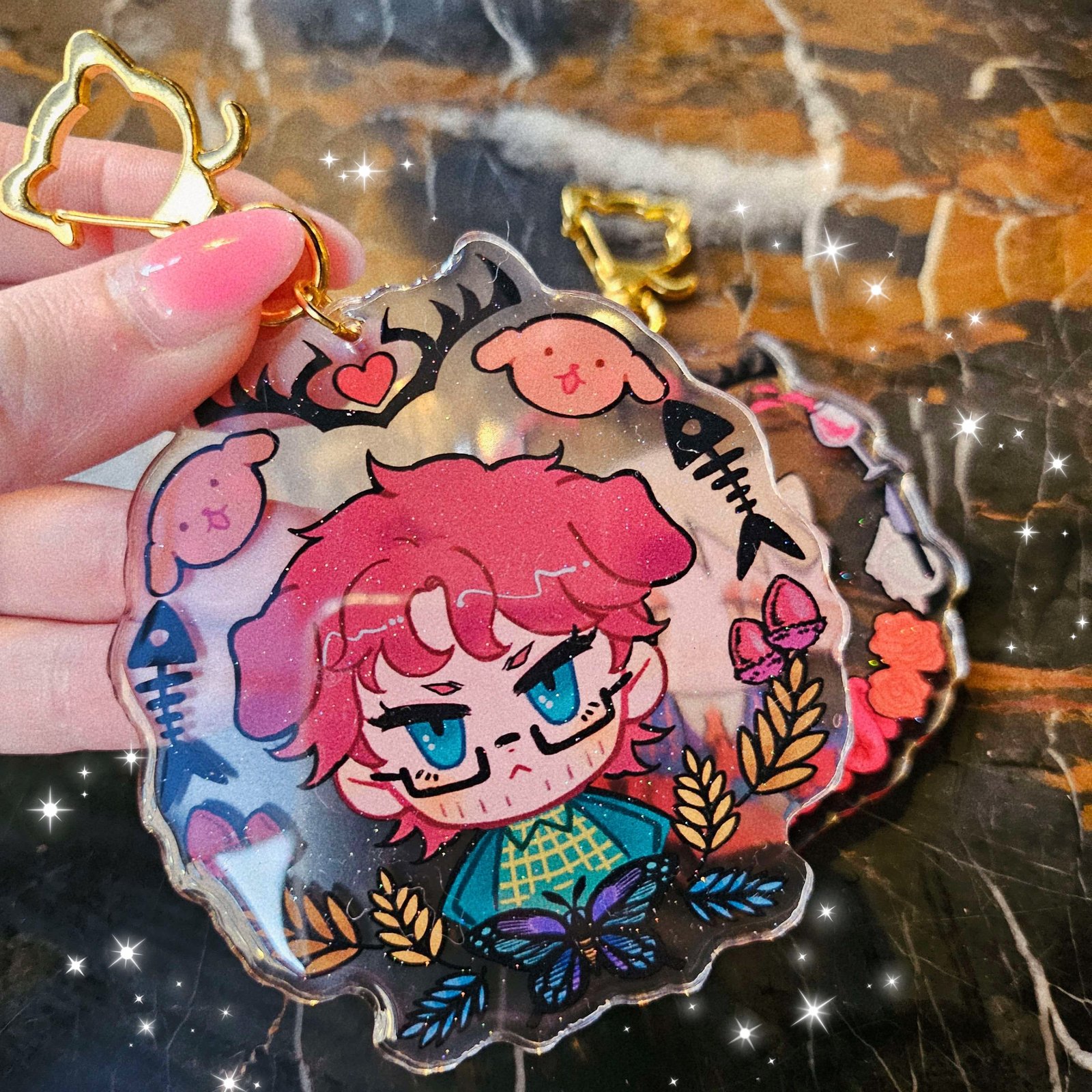 Hannibal x Will Graham Glitter Acrylic Charm 8cm | Princepúca