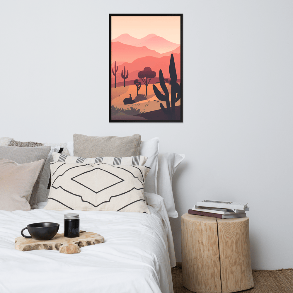Image of Desert Sunset Framed Art (3 of 3)