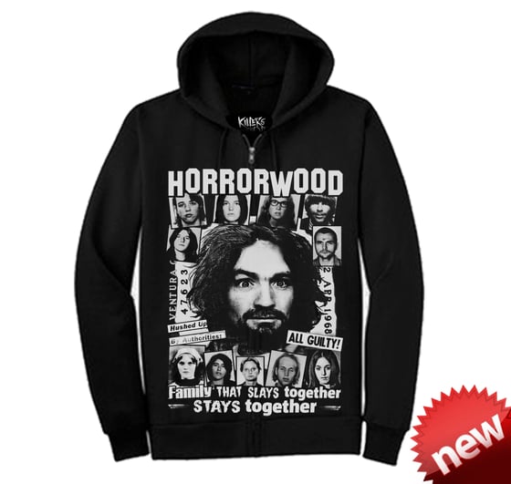 Image of HORRORWOOD Zip Up Hoodie 