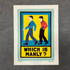Which is Manly? 1932 Print by Bess Eleanor Foster