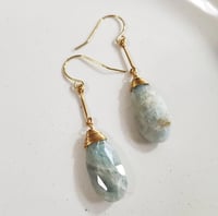 Image 3 of Wire Wrapped Aquamarine Set