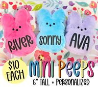 Image 1 of Mini Peeps Personalized Easter Basket Stuffers