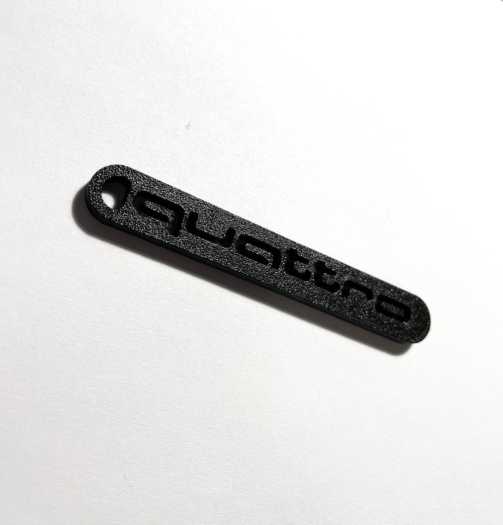 Audi Quattro Keychain