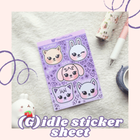 Image 2 of Gidle Sticker Sheet