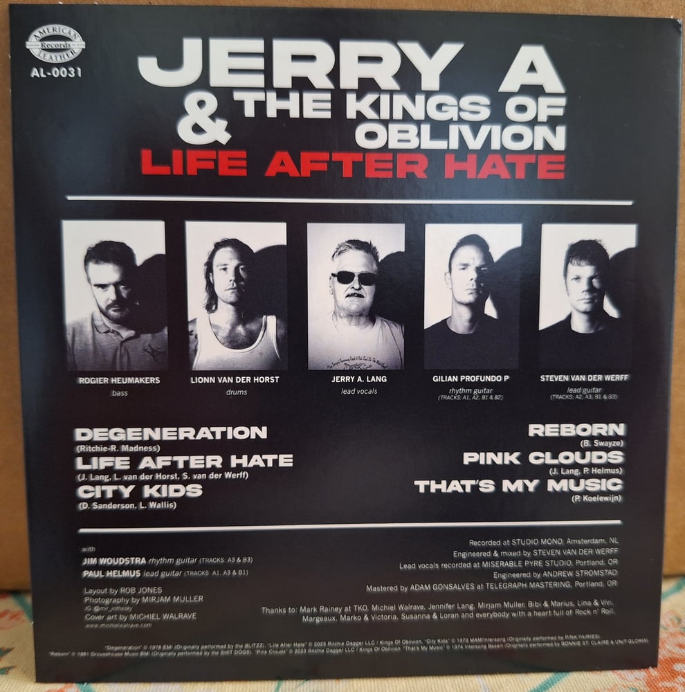 Image of JERRY A AND THE KINGS OF OBLIVION C.D.