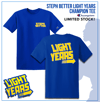 STEPH BETTER LIGHTYEARS CHAMPION TEE