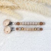 Image 1 of Attache tétine .. Argan & Macadamia ..