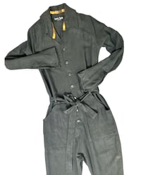 Image 4 of Matracia Jumpsuit with Yellow Yoke 