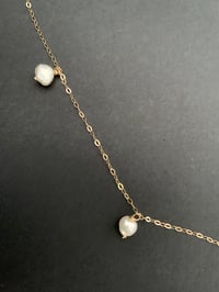 Image 2 of Emilia 9ct Gold Chain and Freshwater Pearl