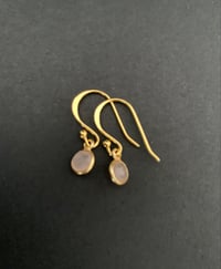 Image 2 of Juliet Rose Quartz in Gold Vermeil
