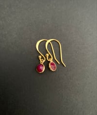 Image 1 of Juliet Ruby Quartz in Gold Vermeil