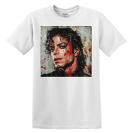 Image 2 of MICHAEL JACKSON CUSTOM ART GRAPHIC T-SHIRT