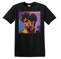 Image 2 of PRINCE CUSTOM ART GRAPHIC T-SHIRT