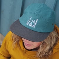 Image 3 of The Boonies 5 Panel Hat (Teal)