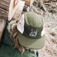 Image 3 of The Boonies 5 Panel Hat (Army) 