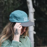 Image 2 of The Boonies 5 Panel Hat (Teal)