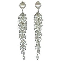 Image 1 of Freshwater Pearl Cascade Earrings - Sterling Silver