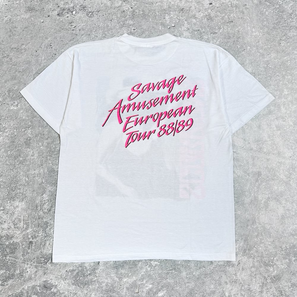 The Scorpions 1988 ‘Savage Amusement European Tour’ White T-Shirt