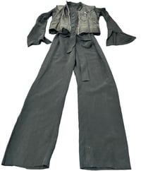 Image 5 of Matracia Jumpsuit with Repurposed Leather Vest