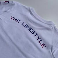 Image 3 of WHITE TEE SHOULDER STARS