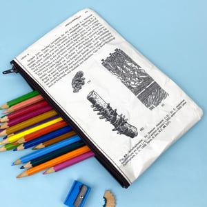 Image of Mushroom Book Page Pencil Case